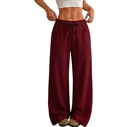 🔥 Women's Linen Wide Leg Pants – Breathable Comfort, Relaxed Fit & Timeless Style